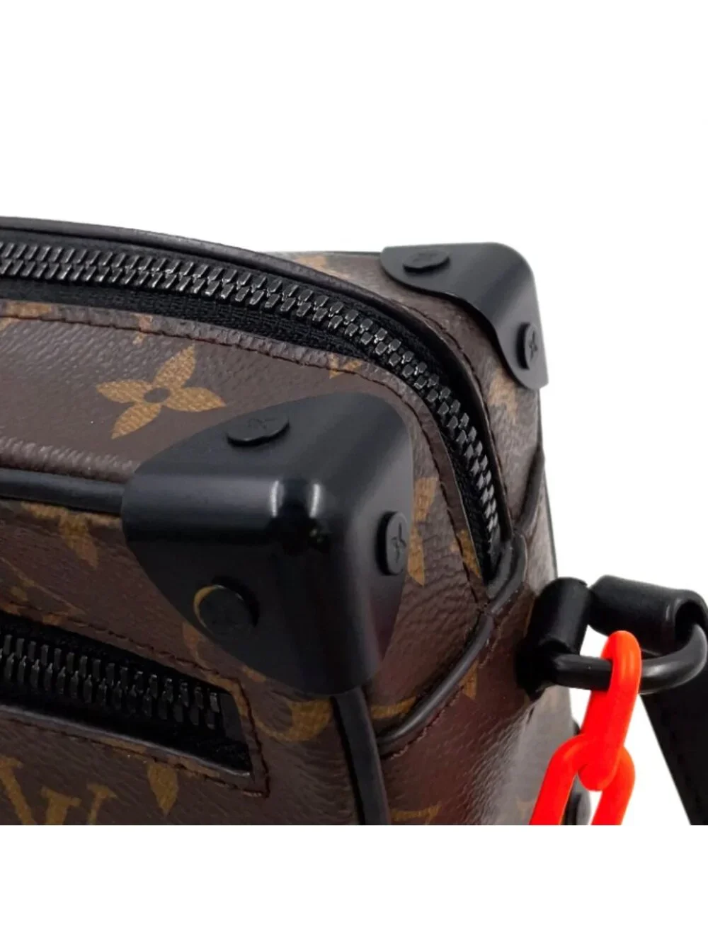 Louis Vuitton Mini Soft Trunk Monogram Eclipse Leather Brown Black
